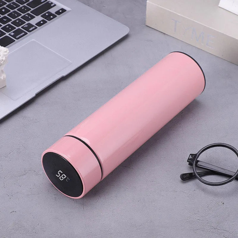 500ml Smart Temperature Display Cold Water Bottle